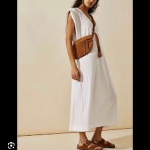 Carta Tee Shirt Midi - White